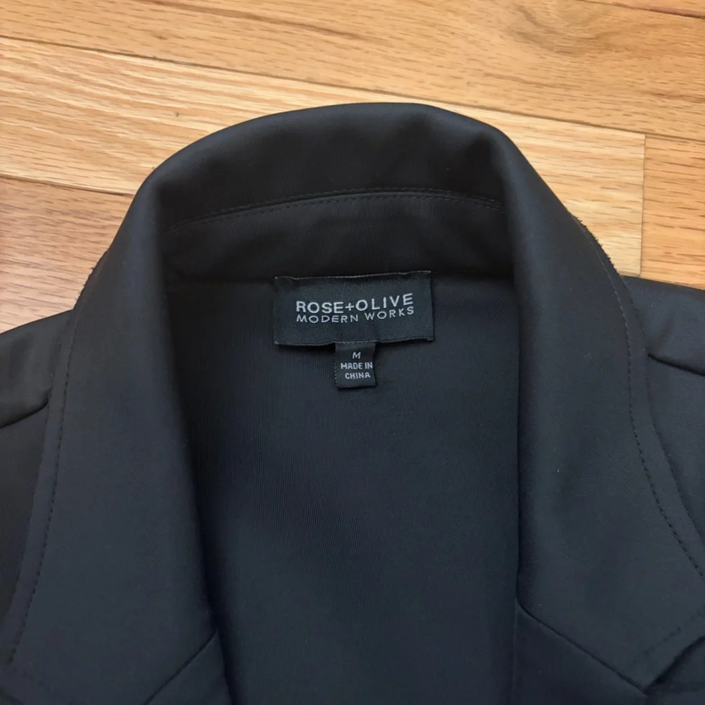 Rose & Olive Black Blazer Jacket